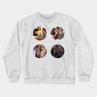 Nick and Jess Sticker Pack Crewneck Sweatshirt